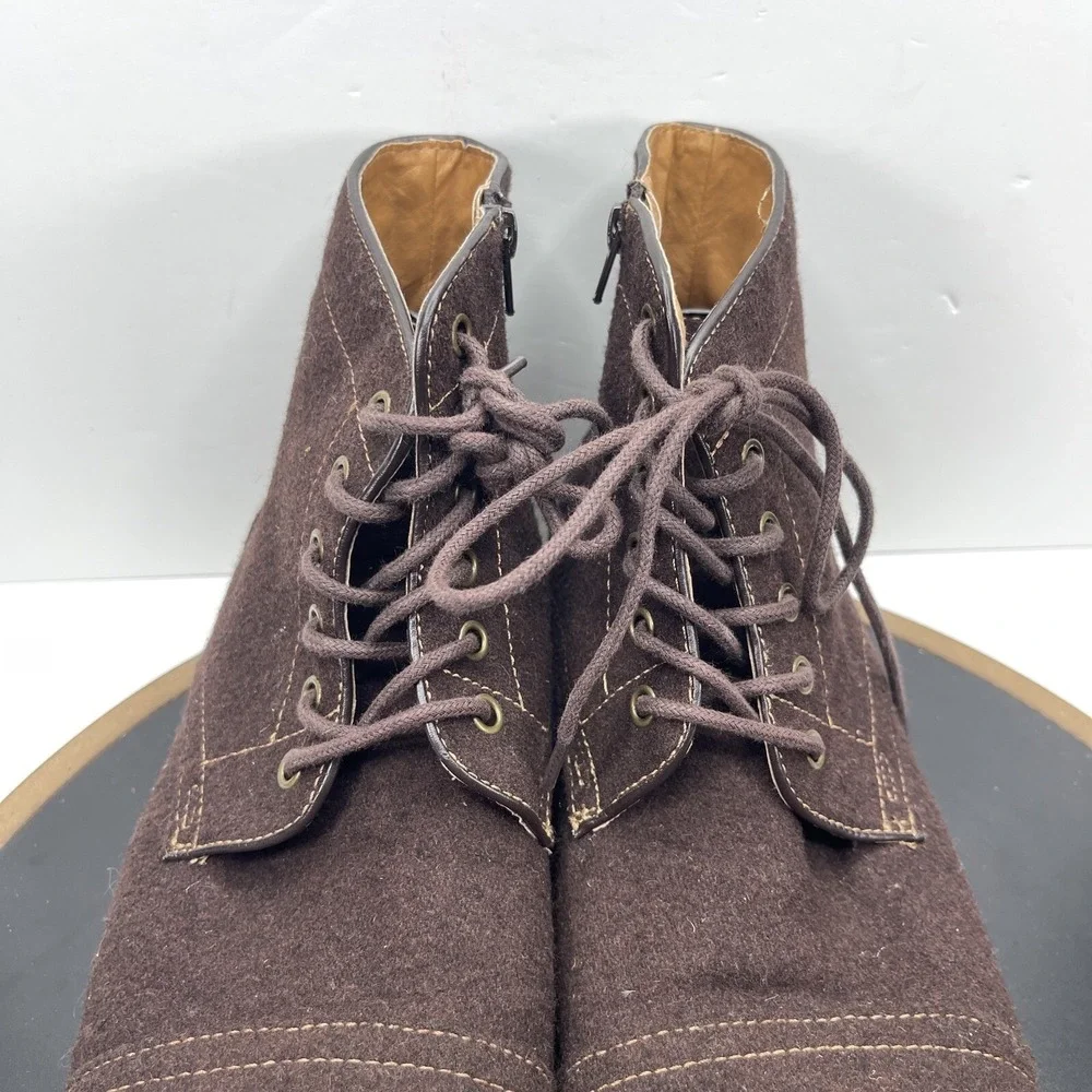 Giorgio Brutini Ankle Boots Men Size 11 Cap Toe Brown Casual Heritage